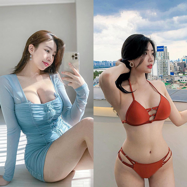 현실적인 몸매의 섹시 데일리룩 사장님