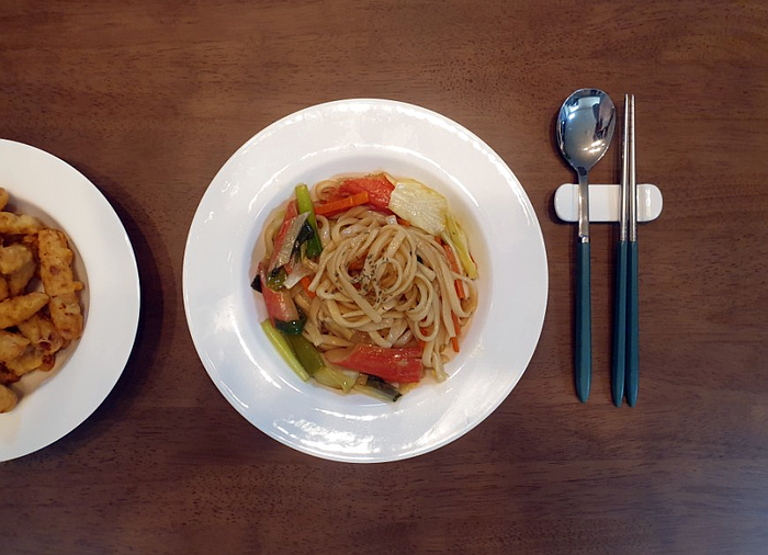  우동면보다 칼국수 면이 더 맛나요~"볶음 칼국수" 만들기