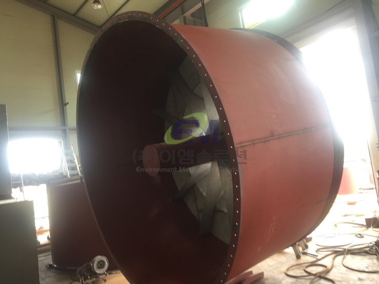  [#대기오염방지시설] #이엠솔루션 익산 OO현장 #RTO (#Regenerative Thermal Oxidizer) / #축열식 연소산화장치 설치