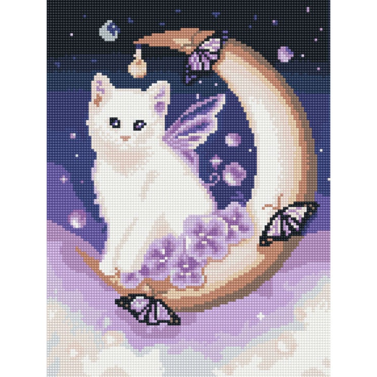 선택고민 해결 아트조이 DIY 보석십자수 캔버스형 30 x 40 cm, 달빛 고양이, 1개(로켓배송) 추천해요 선택고민 해결 아트조이 DIY 보석십자수 캔버스형 30 x 40 cm, 달빛 고양이, 1개(로켓배송) 추천해요
