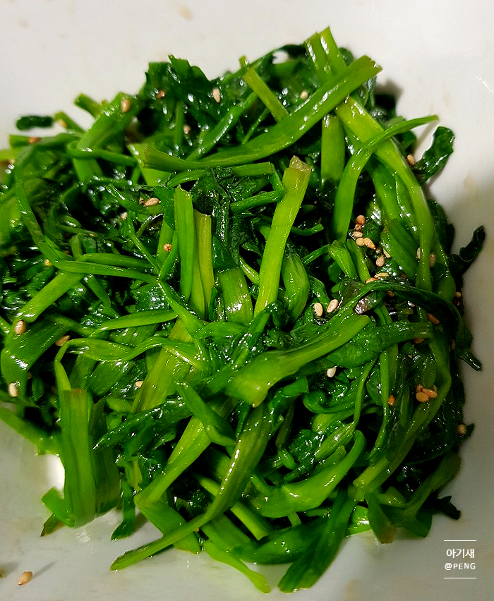  자취생의 레시피 "돌미나리나물무침"