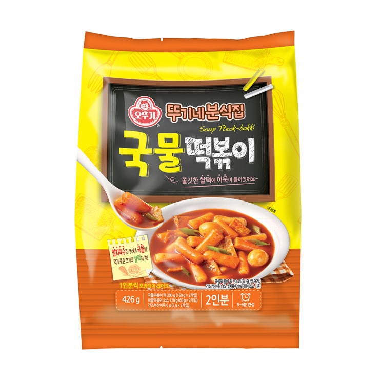 인지도 있는 오뚜기 뚜기네분식집 국물떡볶이, 426g, 1개(로켓배송) 알아요?