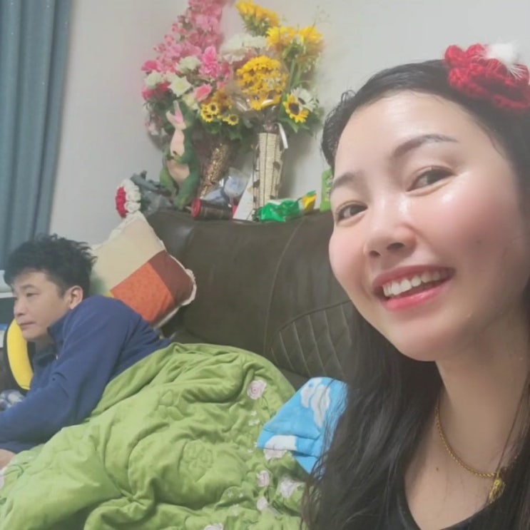  영광침장님께 선물받은 블로그 스티커 표정 따라하기
