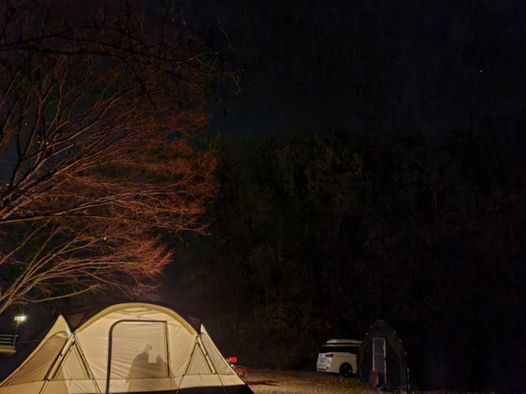 연천 캠핑 밤하늘이 이뻤던 에브라임 캠핑장