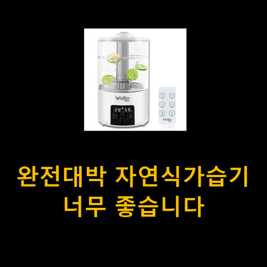 완전대박 자연식가습기 너무 좋습니다 완전대박 자연식가습기 너무 좋습니다