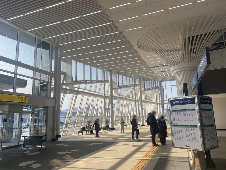 Newly opened Wonju station in 2021