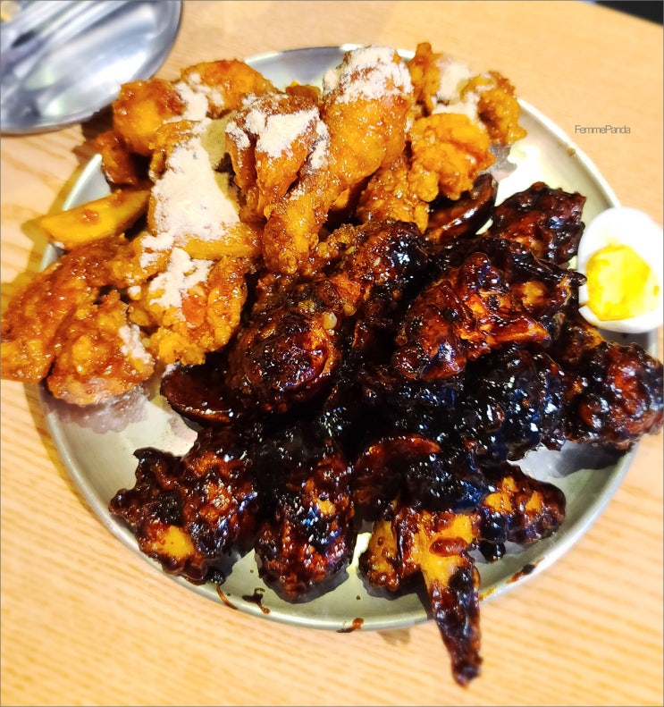  60계 치킨 문정점 짜장치킨(짜파치킨)과 살얼음맥주, 멘보샤와 치즈볼까지!