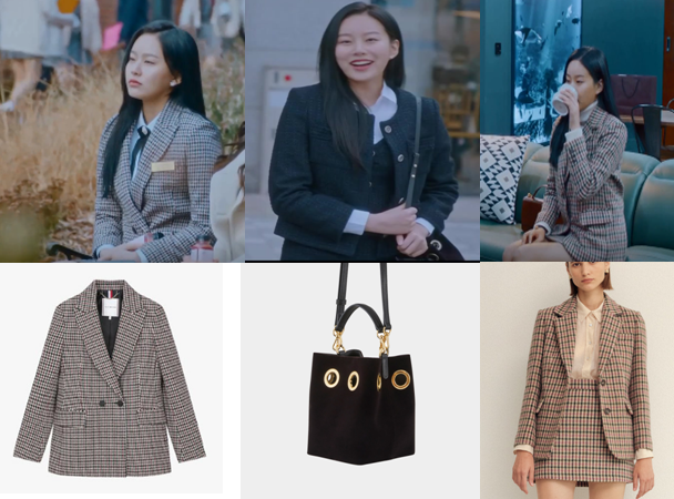  여신강림10화 박유나 강수진 패션정보 모음_ 가방,코이무이 미니나나백, 벨벳가방, 주얼리, 자켓,셋트