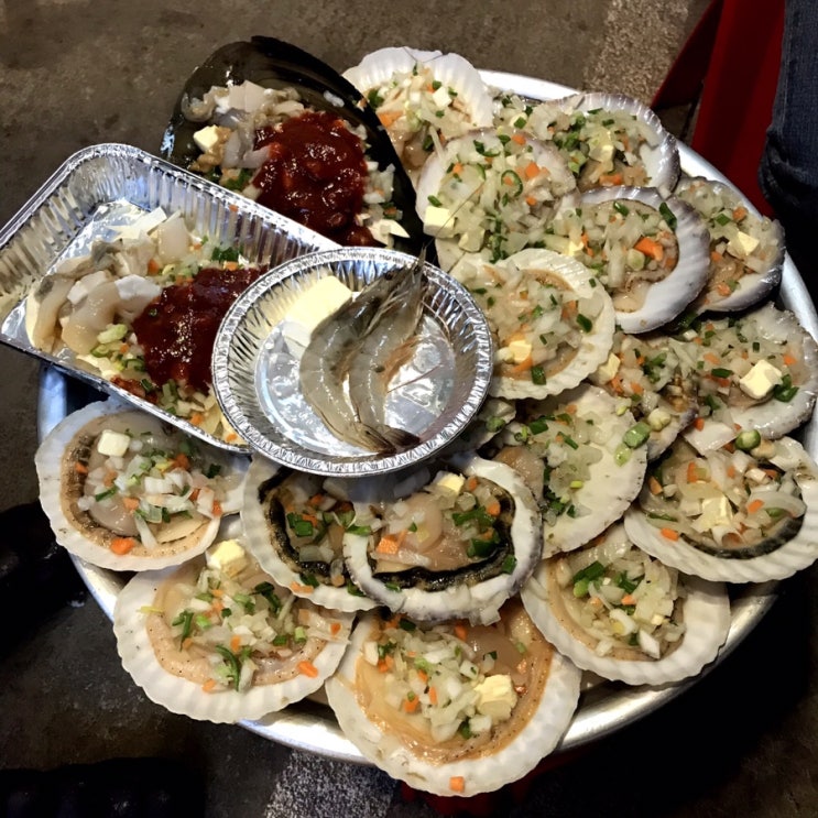  부산 태종대 조개구이 찐맛집c