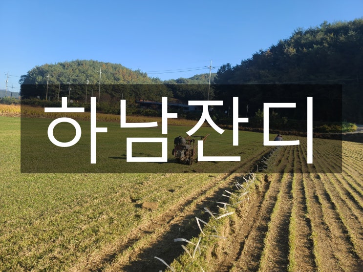  경기도 중앙 하남 잔디 배송했어요