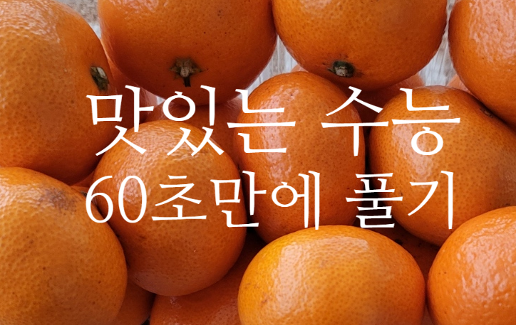  수능 문제 푸는 방법 ; 20년 12월 3일 시행 20번 문제