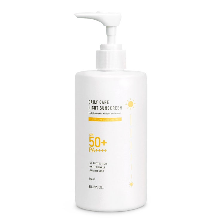 많이 찾는 은율 데일리 케어 라이트 대용량 선크림 SPF50+ PA++++, 290ml, 1개(로켓배송) 추천해요