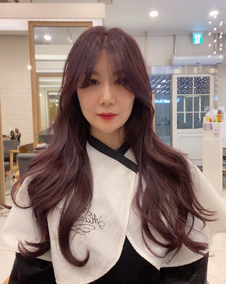  [여자염색추천] 고급미뿜뿜 딥 바이올렛염색