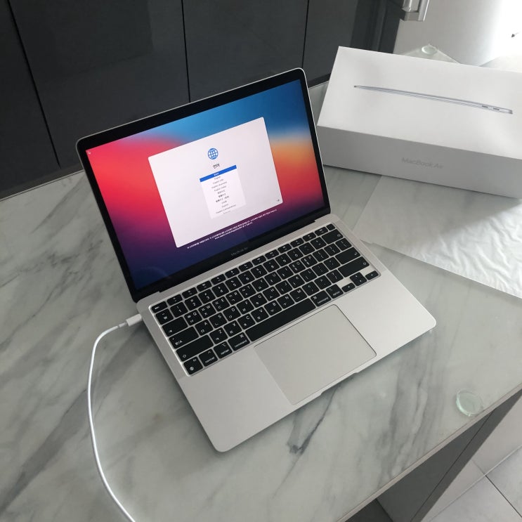  MacBook Air m1 - 맥북에어 m1 도착 mac os 빅서(Big Sur)