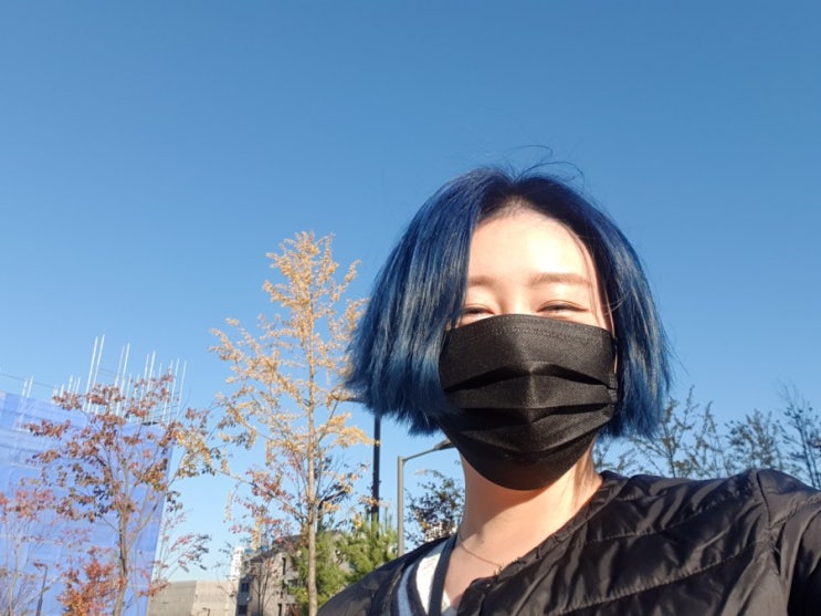  코발트블루염색 색빠짐, 블루색빠짐 기록 찐후기