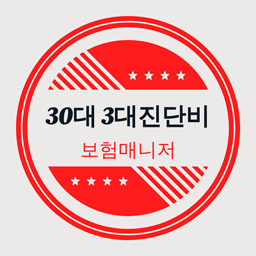  30대 암, 뇌, 심장 3대질병 비갱신형 3대진단비 추천