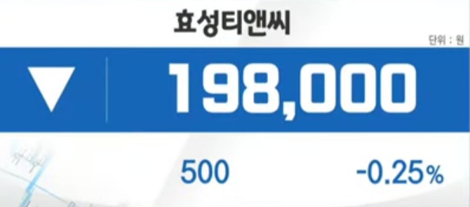  "효성티앤씨(298020)"  소개 할께요~섬유 산업의 반도체