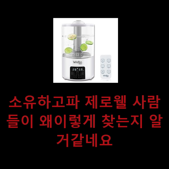 소유하고파 제로웰 사람들이 왜이렇게 찾는지 알거같네요 소유하고파 제로웰 사람들이 왜이렇게 찾는지 알거같네요