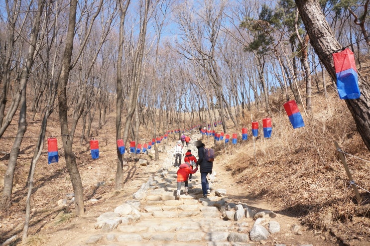 계양산성과 계양산 등산코스와 주차장 초보자는 힘든 계단산