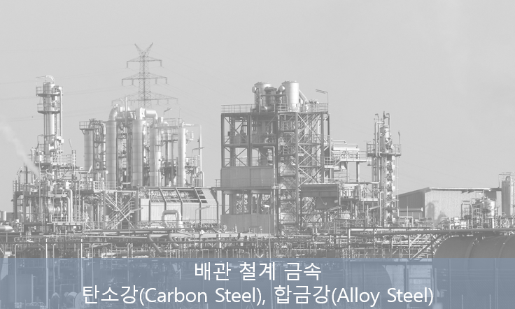 배관 철계 금속 두 번째 [탄소강(Carbon Steel), 합금강(Alloy Steel)]