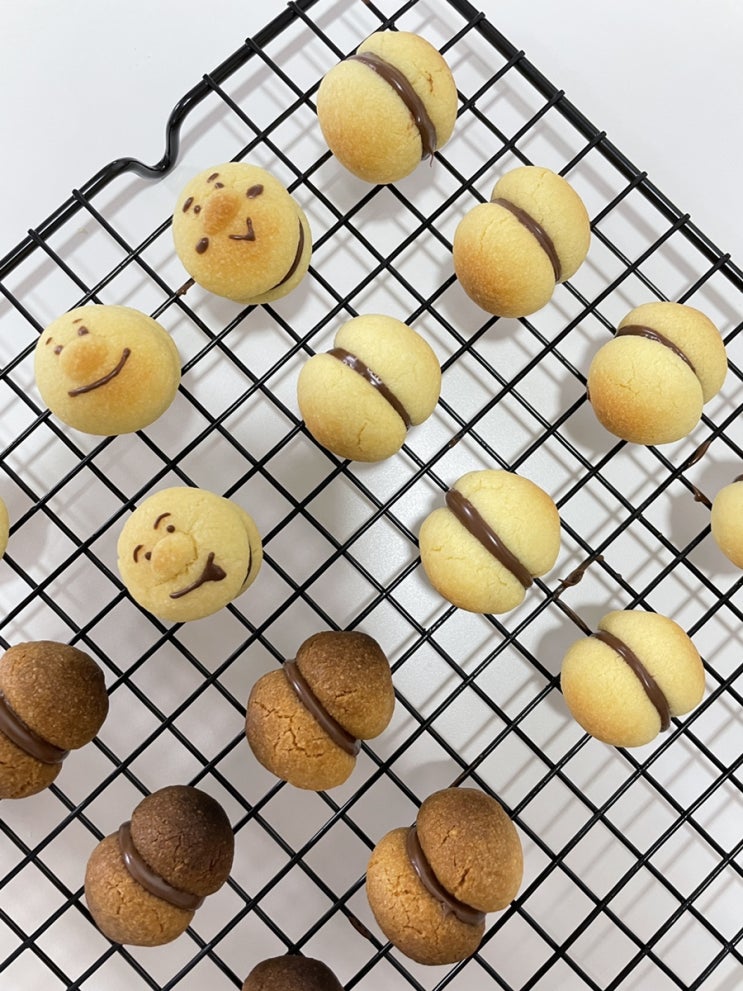  이탈리아 샌드쿠키 바치디다마 만들기 (헤이즐넛가루 대신 아몬드가루버전)