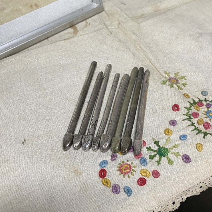  옛날 은비녀