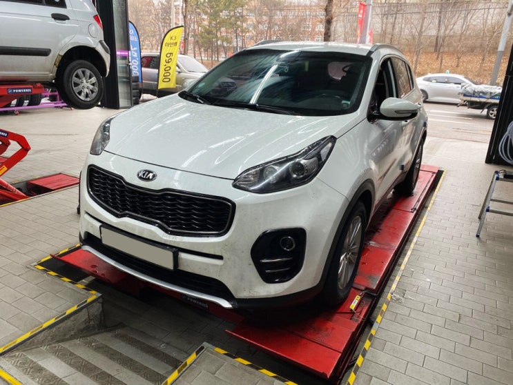  안산 올뉴 스포티지 타이어 교체 한국 다이나프로 HL3 225/60R17