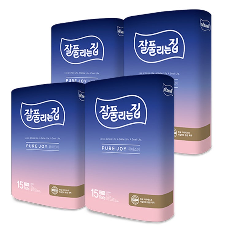 의외로 인기있는 잘풀리는집 3겹 퓨어조이 화장지 27m, 15롤, 4팩(로켓배송) 추천해요 의외로 인기있는 잘풀리는집 3겹 퓨어조이 화장지 27m, 15롤, 4팩(로켓배송) 추천해요