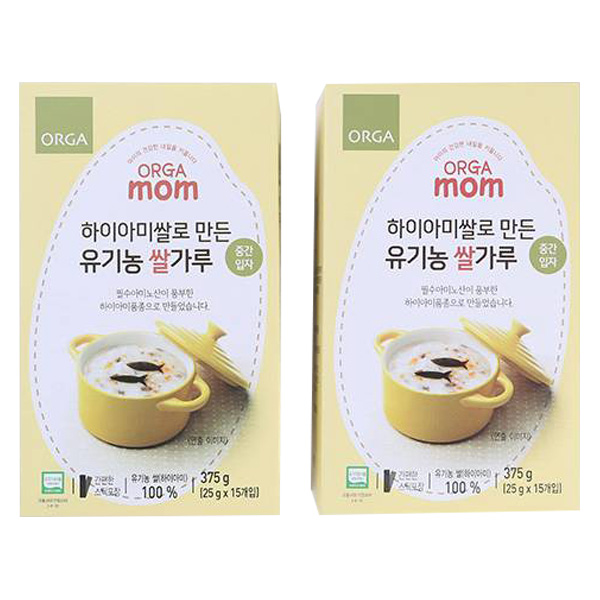 많이 찾는 올가맘 하이아미쌀로 만든 유기농 쌀가루 중간입자 이유식, 2개(로켓배송) ··· 많이 찾는 올가맘 하이아미쌀로 만든 유기농 쌀가루 중간입자 이유식, 2개(로켓배송) ···