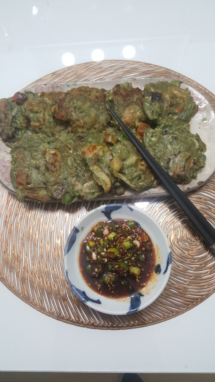  간편한 건조매생이로 매생이굴전 만들기