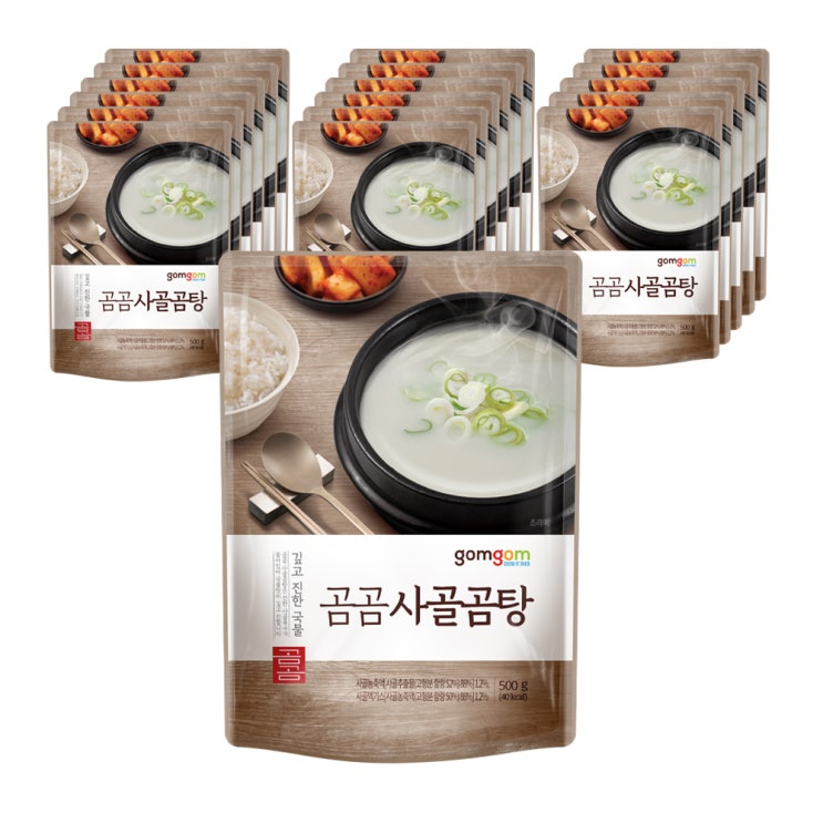 많이 팔린 곰곰 깊은맛 사골곰탕, 500g, 18개입(로켓배송) 추천합니다