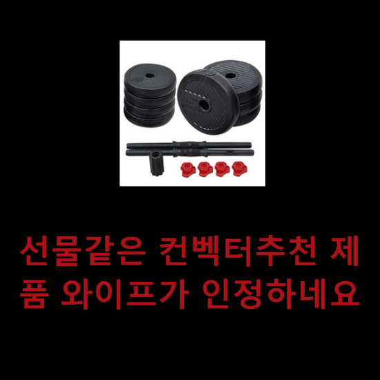 선물같은 컨벡터추천 제품 와이프가 인정하네요 선물같은 컨벡터추천 제품 와이프가 인정하네요