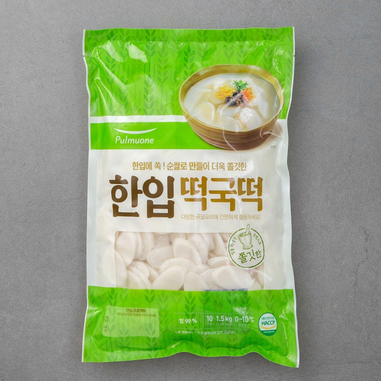 가성비 뛰어난 풀무원 한입 떡국떡, 1.5kg, 1개(로켓배송) ···