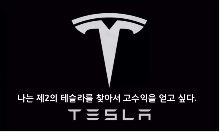  [주식꿀팁10] 제2의 테슬라는 짱슬라? 애플카? 도대체 어디 일까요?