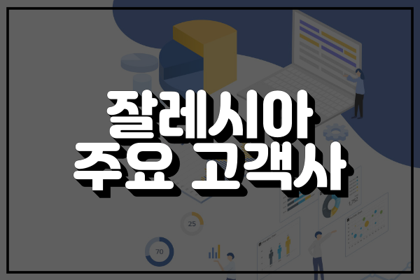  [잘레시아] 주요 고객사 소개