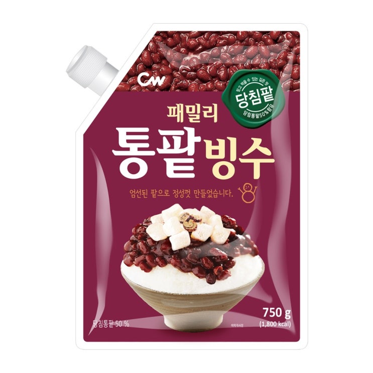 인기 많은 청우 패밀리 통팥빙수 빙수팥 750g, 단일상품 알아요?