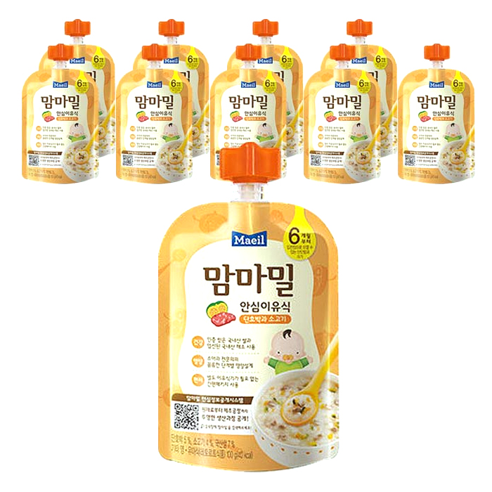 인기 급상승인 맘마밀 안심이유식 6개월부터, 단호박과 소고기, 10개입(로켓배송) 알아요? 인기 급상승인 맘마밀 안심이유식 6개월부터, 단호박과 소고기, 10개입(로켓배송) 알아요?