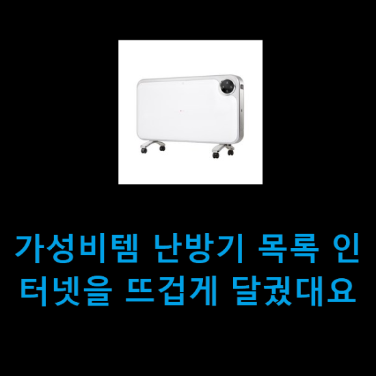 가성비템 난방기 목록 인터넷을 뜨겁게 달궜대요 가성비템 난방기 목록 인터넷을 뜨겁게 달궜대요