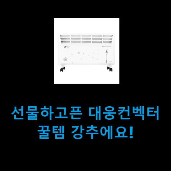 선물하고픈 대웅컨벡터 꿀템 강추에요! 선물하고픈 대웅컨벡터 꿀템 강추에요!