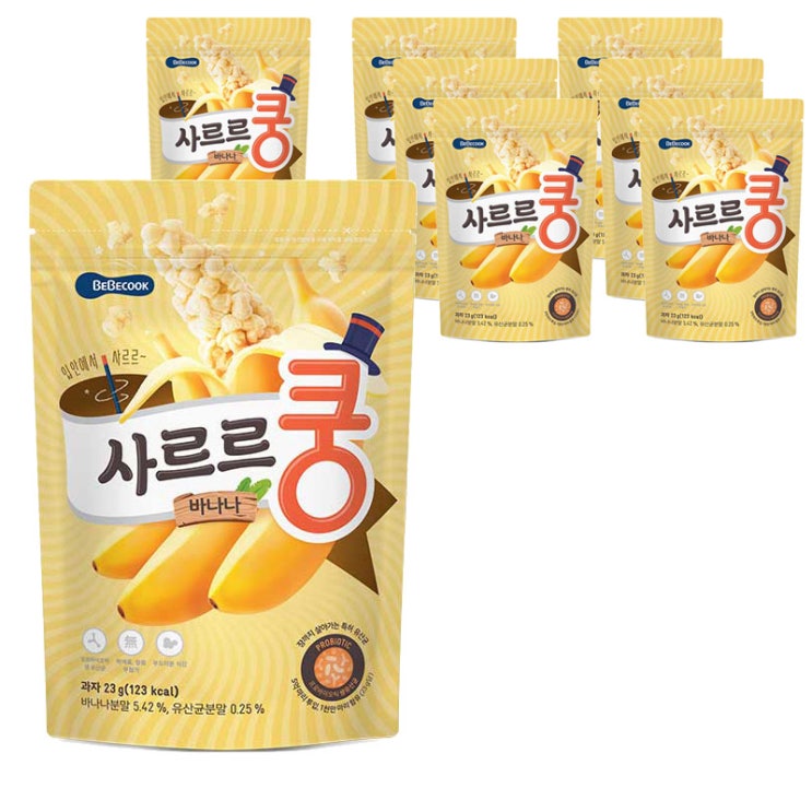 의외로 인기있는 베베쿡 사르르쿵 과자, 바나나, 8개입(로켓배송) 알아요? 의외로 인기있는 베베쿡 사르르쿵 과자, 바나나, 8개입(로켓배송) 알아요?