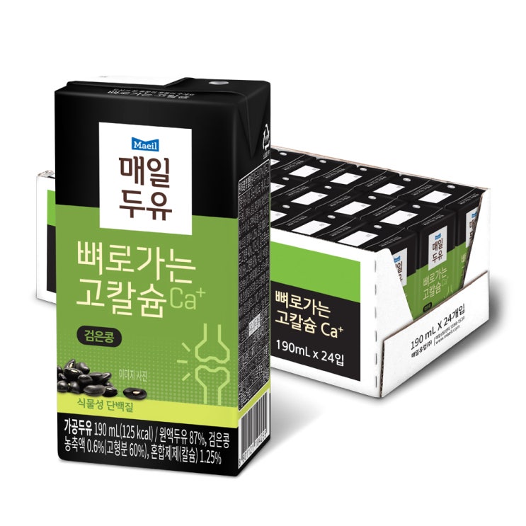 가성비 뛰어난 매일두유 뼈로가는고칼슘 검은콩, 190ml, 24개(로켓배송) 추천합니다 가성비 뛰어난 매일두유 뼈로가는고칼슘 검은콩, 190ml, 24개(로켓배송) 추천합니다