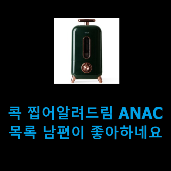 콕 찝어알려드림 ANAC 목록 남편이 좋아하네요