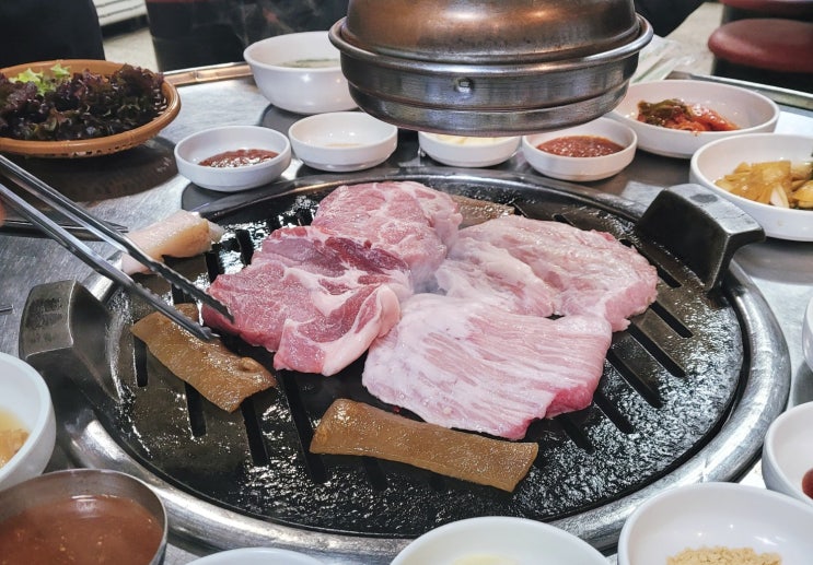  용산역 고기집 마라돈왕주먹고기 단체회식 모임장소추천