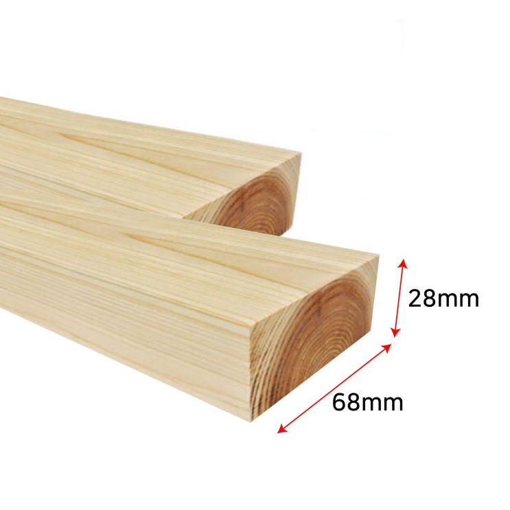 가성비 뛰어난 직사각형-각목 각재- 28mm x 68mm-다용도 각재, 1개, 목재-28mm x 68mm x 1100mm ··· 가성비 뛰어난 직사각형-각목 각재- 28mm x 68mm-다용도 각재, 1개, 목재-28mm x 68mm x 1100mm ···