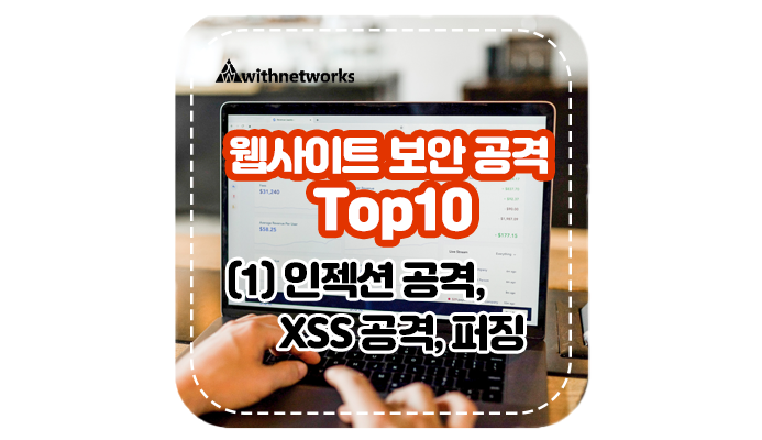  웹사이트 보안 공격 Top 10 (1) 인젝션 공격, XSS 공격, 퍼징 - 위드네트웍스