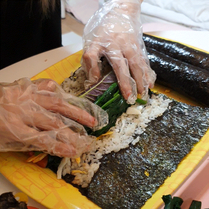  대설주의보 집김밥만들기(반전주의)