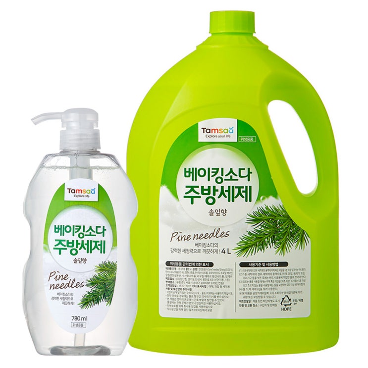 인기 급상승인 탐사 베이킹소다 주방세제 세트, 본품 780ml + 리필 4L, 1세트(로켓배송) ··· 인기 급상승인 탐사 베이킹소다 주방세제 세트, 본품 780ml + 리필 4L, 1세트(로켓배송) ···