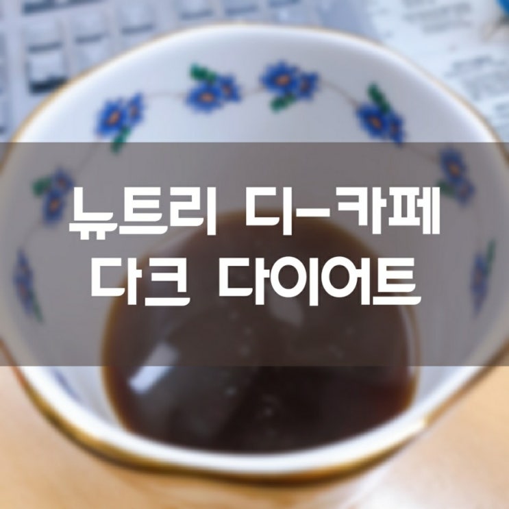  뉴트리디데이 디카페 다크 다이어트 아메리카노맛