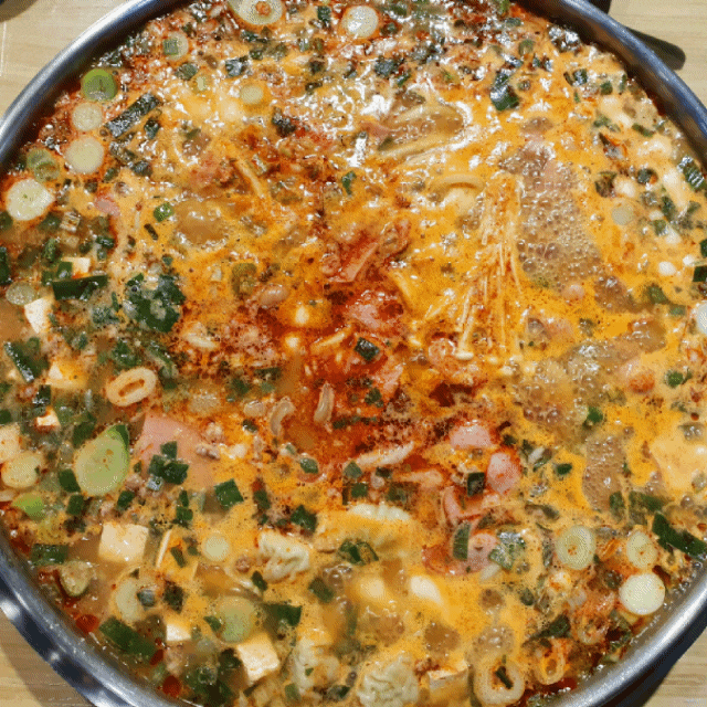  따끈한 국물이 생각날 때 구래동 놀부부대찌개 맛집