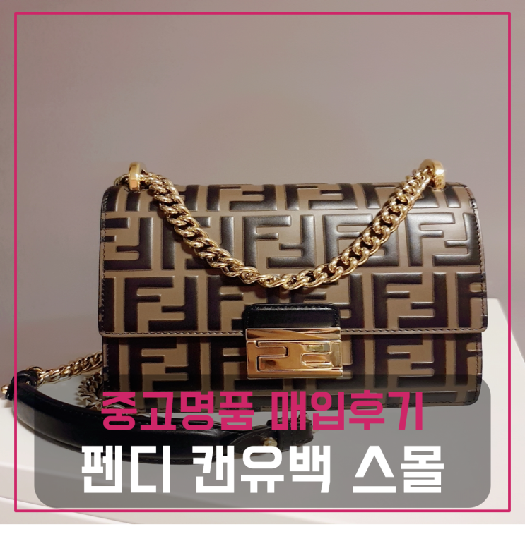  펜디 캔유백 팔기 중고매입후기